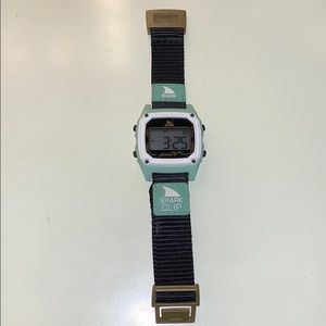 Shark clip watch.